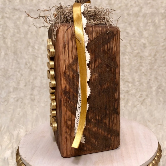 Farmhouse Wooden Pumpkins, Block Pumpkins, Rustic Pumpkins, Farmhouse Fall Decor - Picture 5 of 7